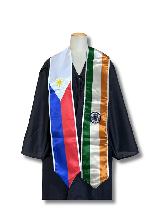 Philippines India Graduation Sash
