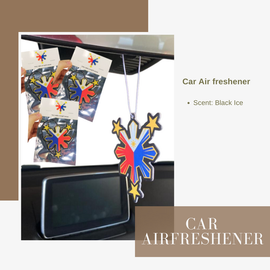 Filipino Inspired Car Air freshener ( 3 count )