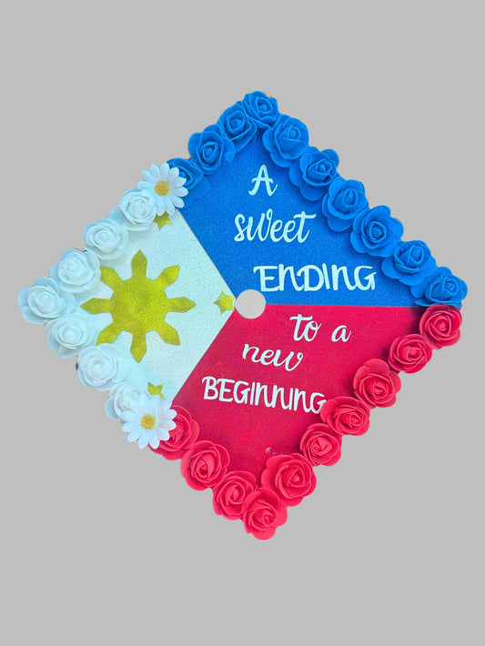 Graduation cap topper