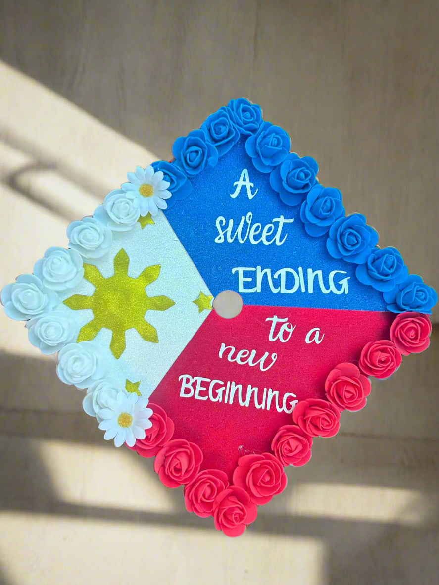 Graduation cap topper