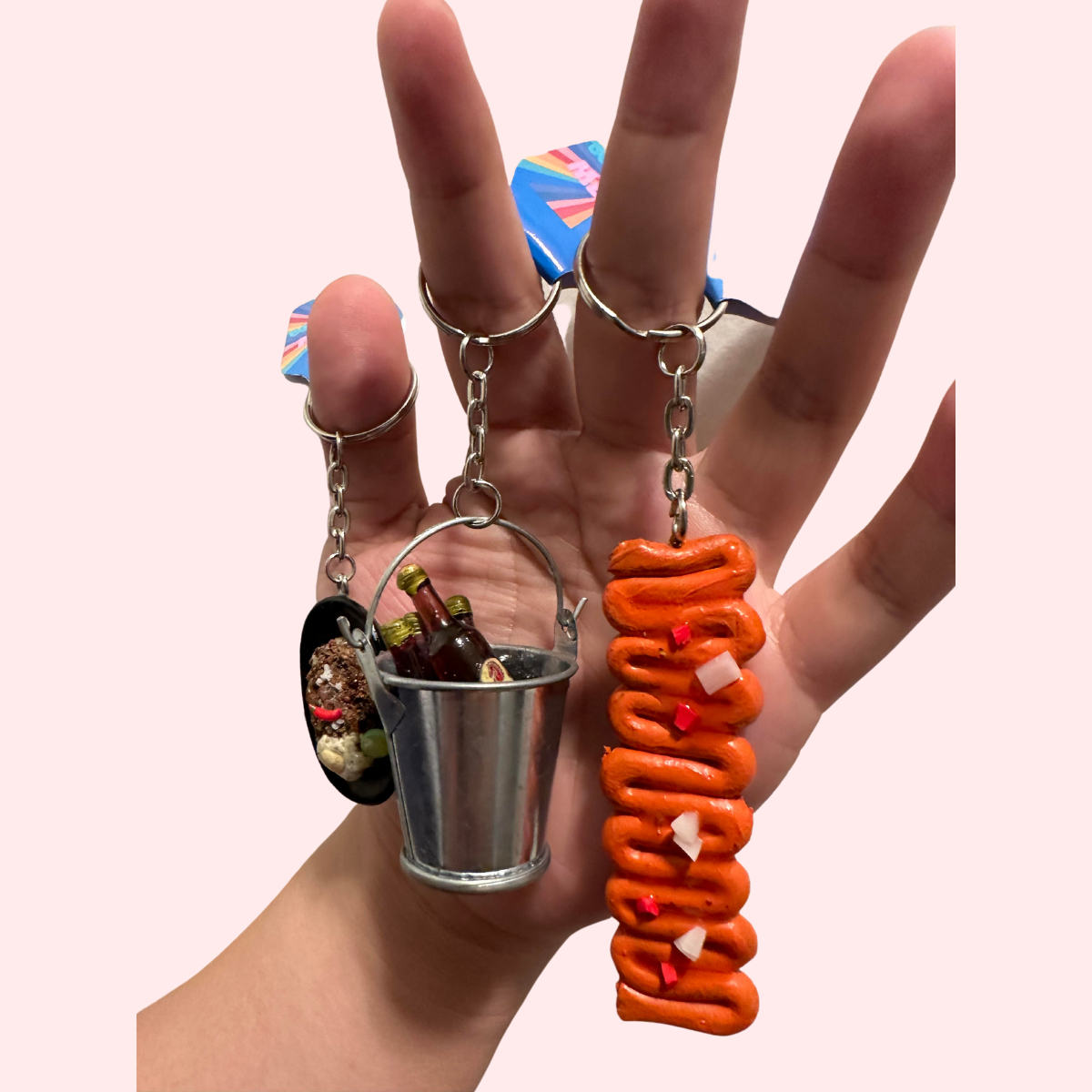 Sizzling Sisig handmade miniature keychain