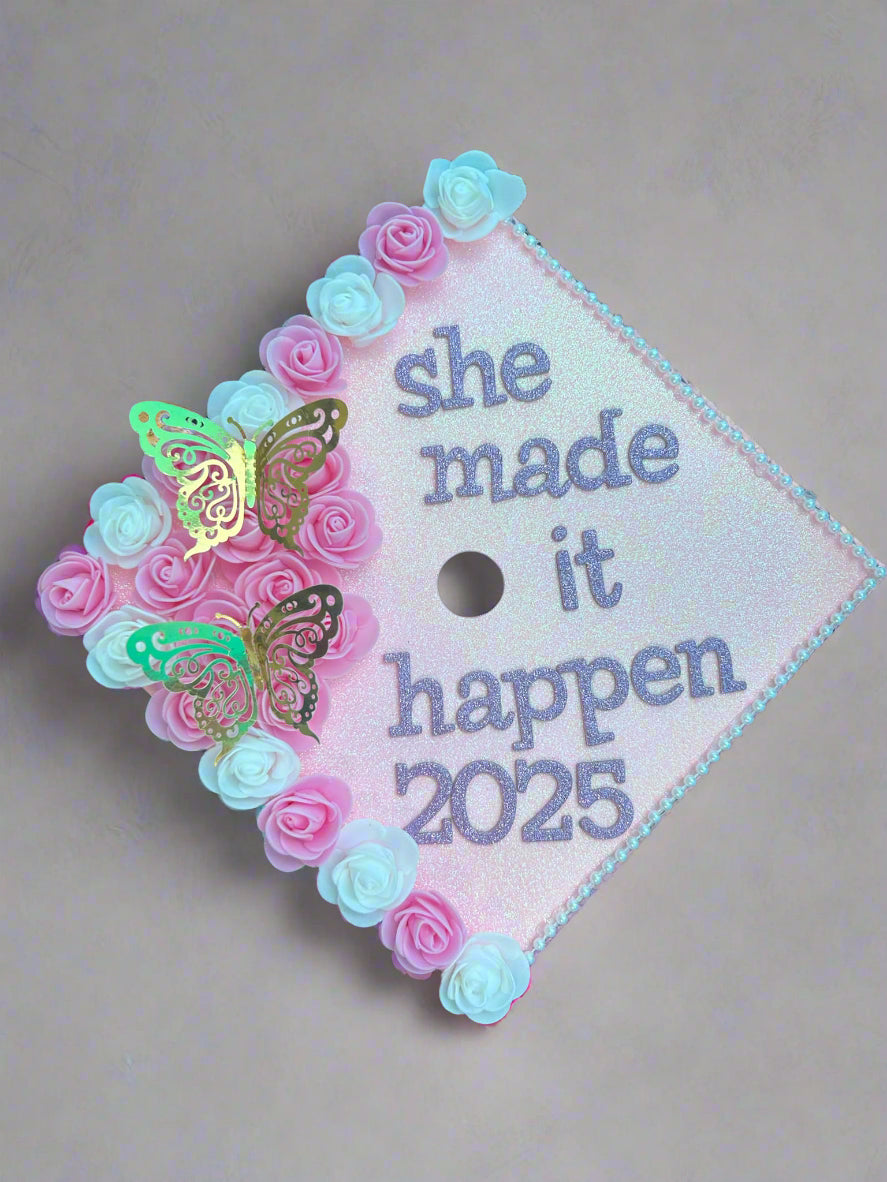 Graduation cap topper