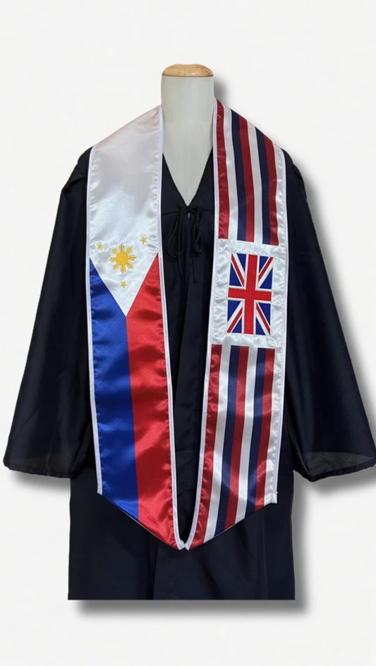 Philippines/ Hawaii Graduation Sash