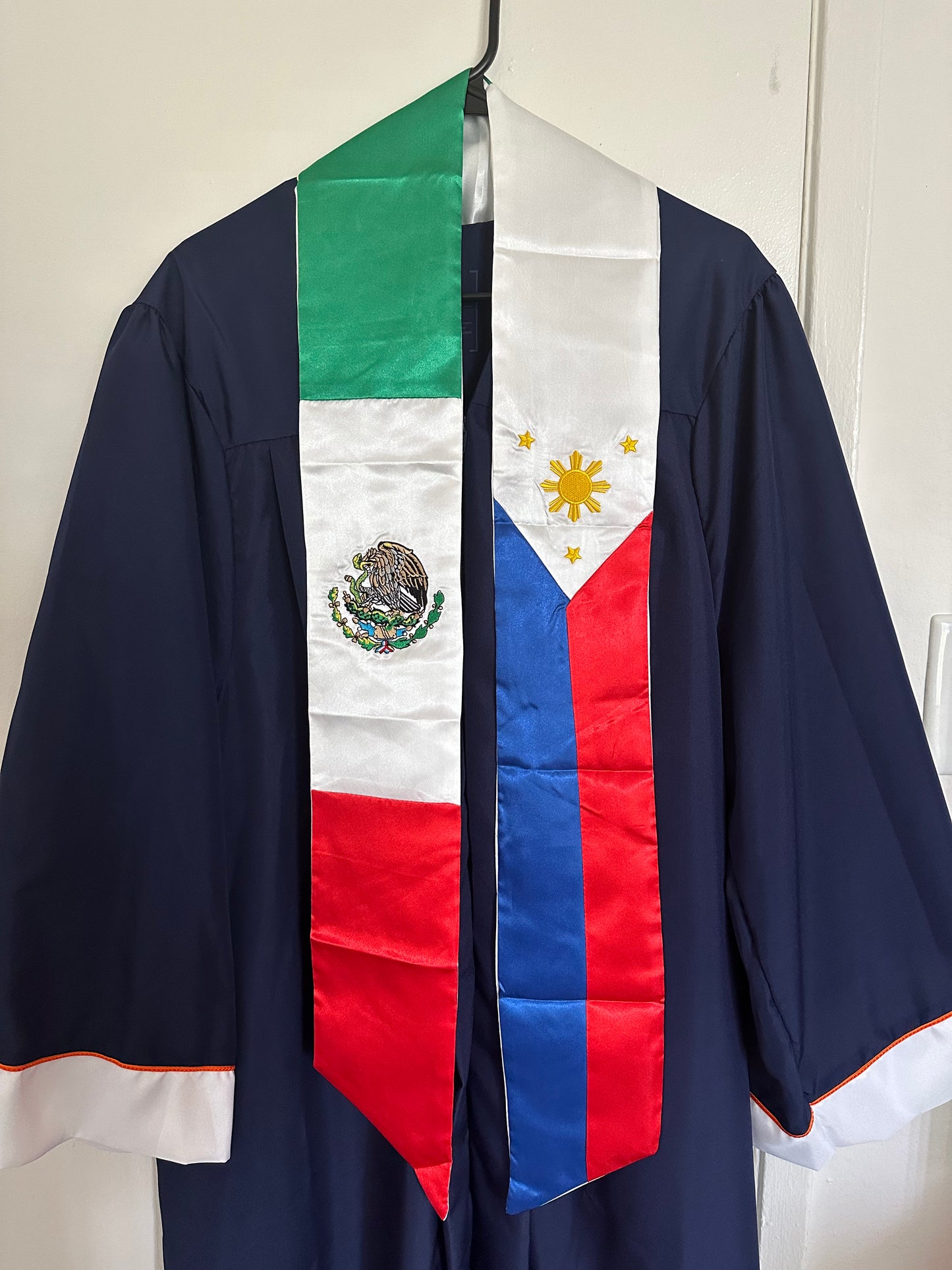 Philippines Mexico Graduation Sash